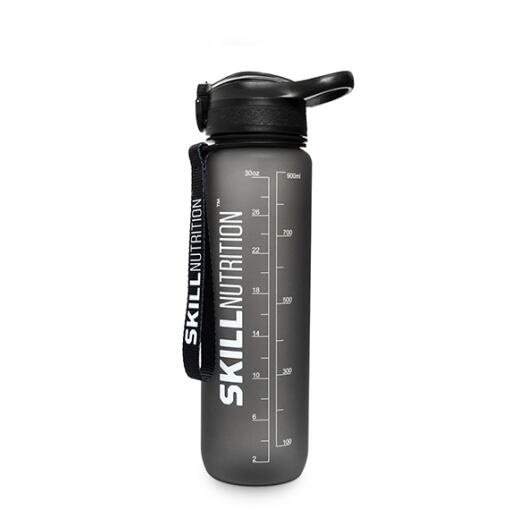 Skill Nutrition Bottle 1000ml – Sticlă Reutilizabilă Fără BPA pentru Sport, Fitness și Hidratare Zilnică