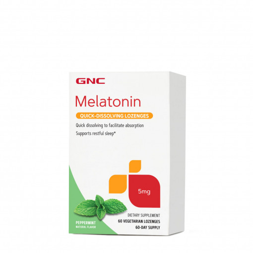 GNC MELATONIN 5 MG QUICK DISSOLVING LOZENGES
