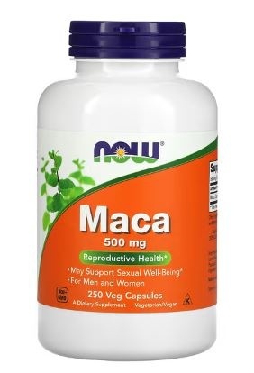 NOW FOODS MACA 500MG 250 Veg caps