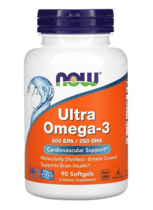 NOW FOODS ULTRA OMEGA 3 500 EPA/250 DHA 90CAPS