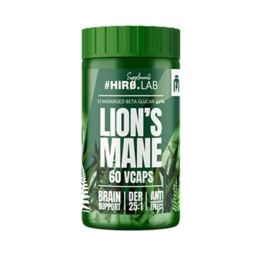Hiro Lab, extract de ciuperca Coama Leului, Lion's Mane, 60 capsule