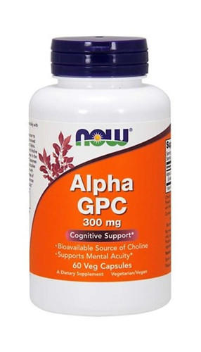NOW FOODS Alpha GPC 300mg 60 Vcaps