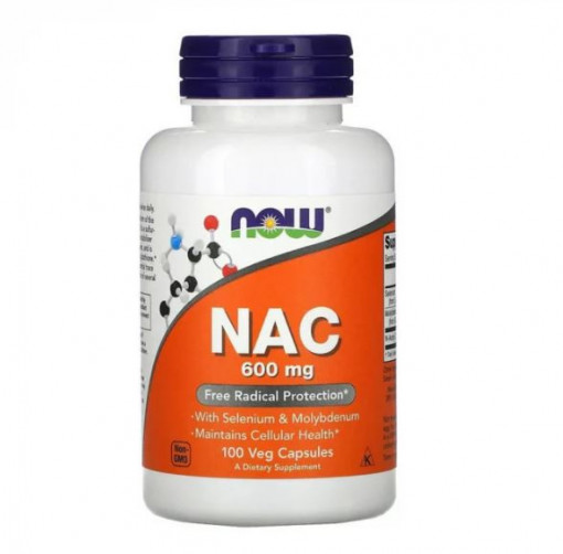NOW FOODS NAC WITH SELENIUM 600MG 100 CAPSULE