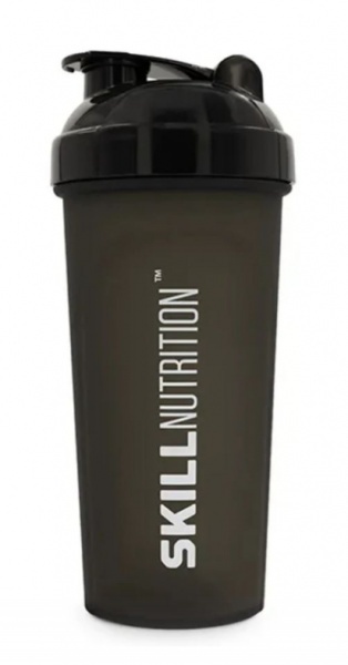 Skill Nutrition Shaker 700ml Black – Shaker de Proteine Fără BPA cu Design Ergonomic și Capac Etanș