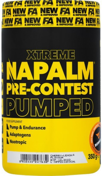 FITNESS AUTHORITY NAPALM PRE CONTEST PUMPED 350G