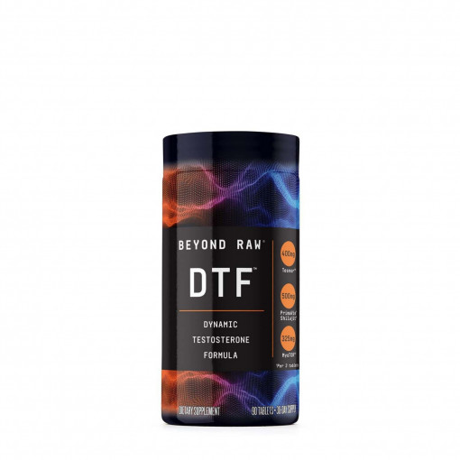 GNC Beyond Raw® DTF Dynamic Testosterone Formula, Formula pentru Testosteron cu Shilajit, 90 tablete
