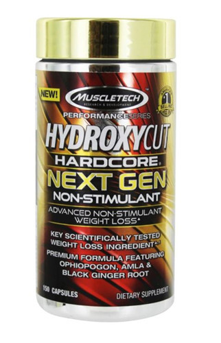 MUSCLETECH HYDROXYCUT NEXT GEN HARDCORE NON STIMULANT 150 CAPS