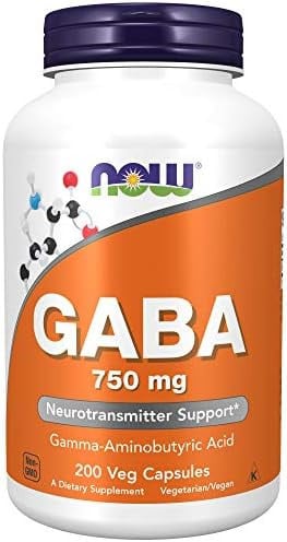 NOW FOODS GABA 750 MG 200 CAPS