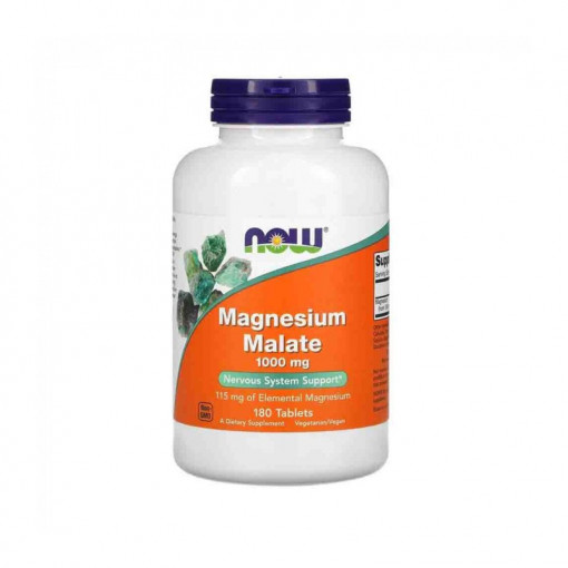 NOW FOODS MAGNESIUM MALATE 1000MG 180 TABS