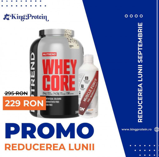 NUTREND WHEY CORE + DORIAN YATES MUSCLE FORCE BUNDLE