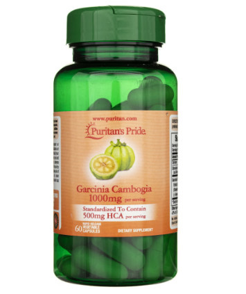 Supliment pentru controlul apetitului și gestionarea greutății -Puritan's Pride Garcinia Cambogia 500mg 60 capsule vegetale