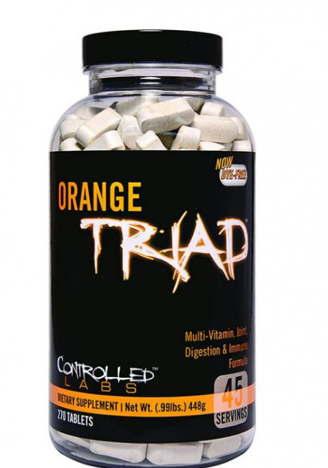 CONTROLLED LABS ORANGE TRIAD 270 TABLETE