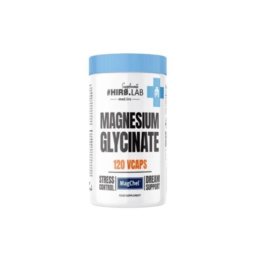 Hiro.Lab Magnesium Glycinate – 120 Capsule cu Magneziu pentru Somn, Relaxare și Sistem Muscular Sănătos