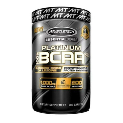 MUSCLETECH PLATINUM BCAA 8:1:1 200 CAPLETS