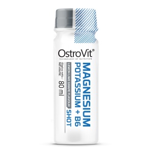 Magneziu lichid 375mg cu Potasiu si Vitamina B6 - Ostrovit Magnesium shot 80ml
