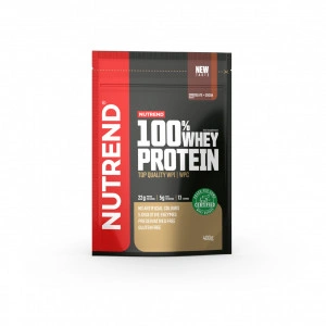 Proteina din zer pentru masa musculara si recuperare rapida - Nutrend 100% Whey Protein 400g
