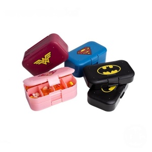 SmartShake Pillbox Organizer 2-Pack – Set 2 Organizatoare Suplimente și Vitamine, Compacte și Ușor de Transportat - Img 2