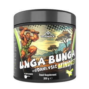 Supliment pentru energie, focus si performanta maxima in antrenamente - Vitabolic Unga Bunga Pre-Workout 300 g