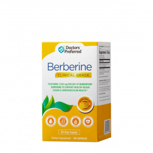 GNC Doctors' Prefered® Berberine Clinical Grade, Berberina 500 mg, 90 capsule