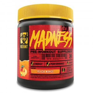 Pre-workout puternic pentru energie, focus si pompa musculara - Mutant Madness 225g