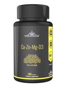 Suport pentru oase, mușchi și imunitate - Vitabolic Ca-Zn-Mg-D3 100 capsule