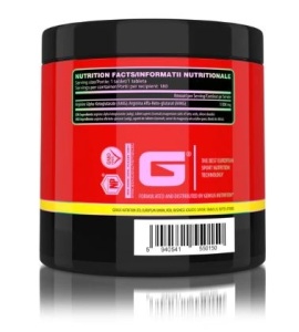 Arginina Alpha-Ketoglutarat pentru pompa si performanta - Genius Nutrition AAKG 180 tablete - Img 2