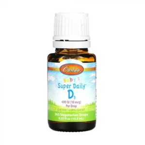CARLSON LABS vitamina D3 lichida BABY'S SUPER DAILY D3 400IU 10ML - Img 1