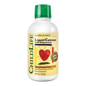 Calciu si Magneziu lichid pentru copii, absorbtie ridicata - ChildLife Liquid Calcium with Magnesium 473 ml