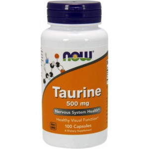 NOW FOODS TAURINE 500MG 100 CAPS