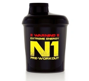 Mini shaker practic si usor de folosit, Nutrend N1 shaker 300 ml
