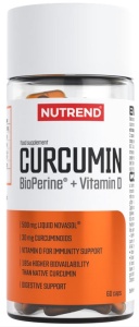 NUTREND CURCUMIN BIOPERINE VITAMIN D 60 GelCaps