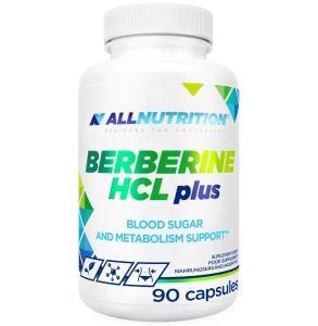 Supliment alimentar pentru susținerea metabolismului și a nivelului normal de glucoză în sânge - Allnutrition Berberine HCL 90 capsule