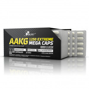 120 capsule pentru energie și pompare musculară - AAKG 1250 Extreme Mega Caps OLIMP 120 capsule