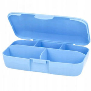 Cutie organizator pentru pastile si suplimente - Osavi Pill Box Blue - Img 2