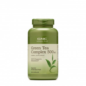GNC Herbal Plus Green Tea Complex 500 mg, Complex de Ceai Verde, 200 capsule