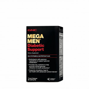 GNC MEGA MEN DIABETIC SUPPORT 90 Capsule
