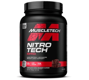 Proteina pentru definire, masa musculara slaba si ardere a grasimilor - MuscleTech NitroTech Ripped Lean Protein 1.8 kg