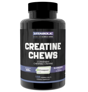 Creatină sub formă de tablete masticabile, practică și eficientă - Vitabolic Creatine Chews Creapure 150 tablete