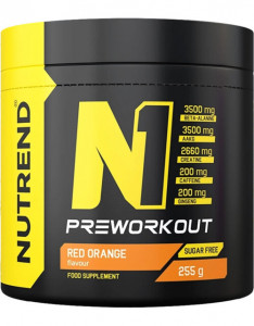 Energie, pompare si concentrare maxima la antrenament - Nutrend N1 Pre-Workout 255g