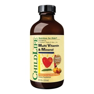 Multi Vitamine si Minerale pentu copii, cu Gust de Portocale si Mango, 237ml, Childlife