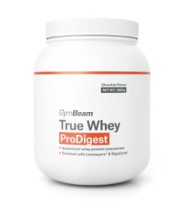 Proteina din zer cu enzime digestive - GYMBEAM True Whey Pro Digest 900 g