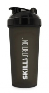 Skill Nutrition Shaker 700ml Black – Shaker de Proteine Fără BPA cu Design Ergonomic și Capac Etanș