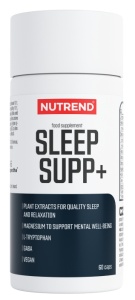 Supliment pentru somn profund, relaxare si reducerea stresului - Nutrend Sleep Supp+ 60 Caps