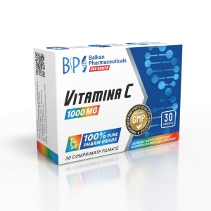 Vitamina C 1000mg 30 comprimate Balkan