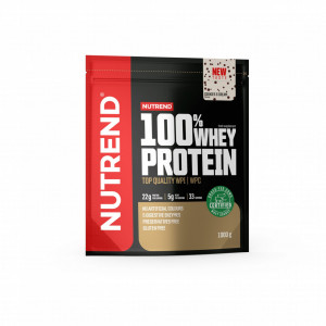 Proteina din zer pentru masa musculara si recuperare rapida - Nutrend 100% Whey Protein 1 kg