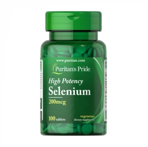 PURITANS PRIDE SELENIUM 200MCG 100 TABLETE VEGANE