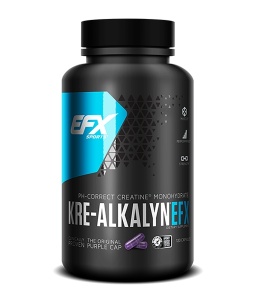 Creatina alcalina pentru forta, masa musculara si performanta - EFX Kre-Alkalyn 120 capsule