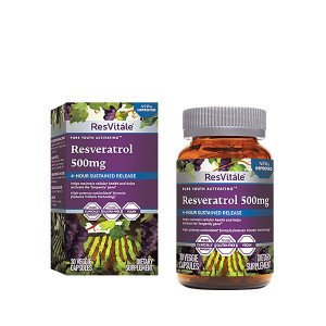 GNC RESVITALE RESVERATROL 500MG 30 Capsule vegetale