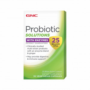 GNC ULTRA PROBIOTIC + ENZYMES 30 Capsule vegetale
