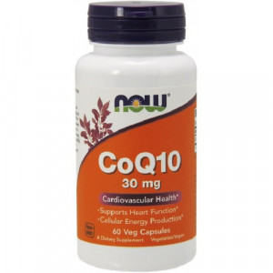 NOW FOODS Coenzima Q10 30MG 60 Vegan CAPS